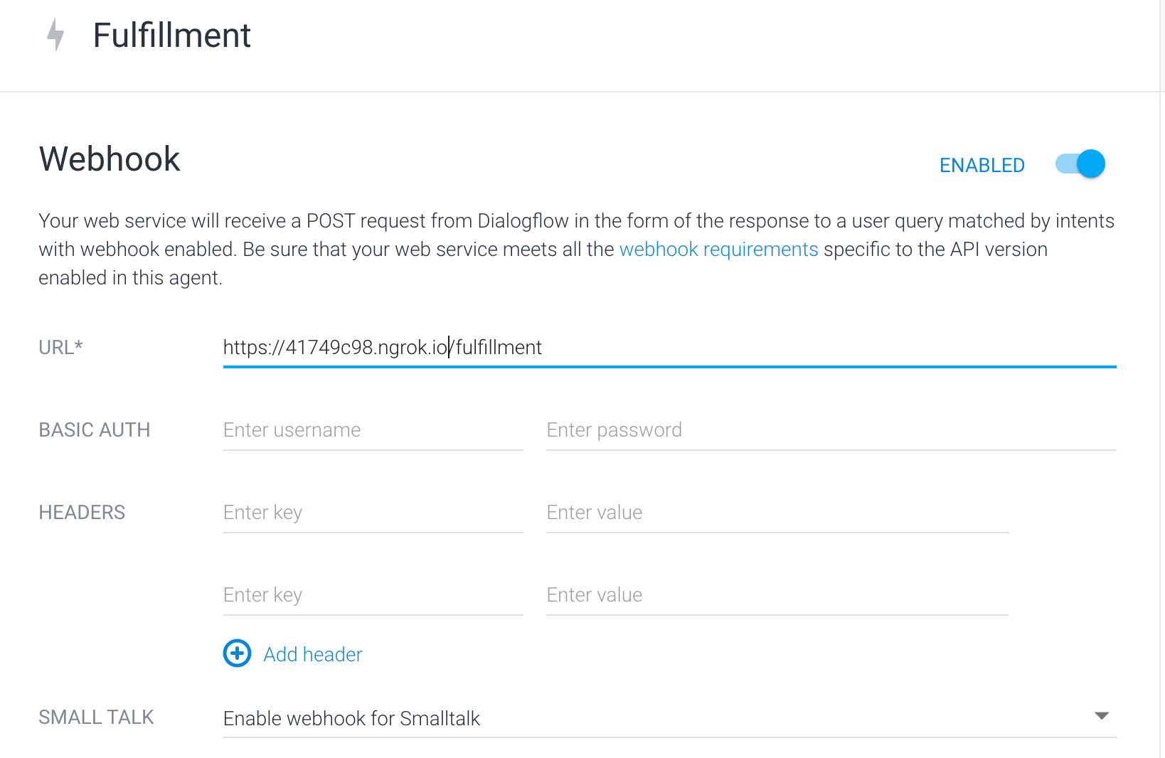 dialogflow-fulfillment-webhook