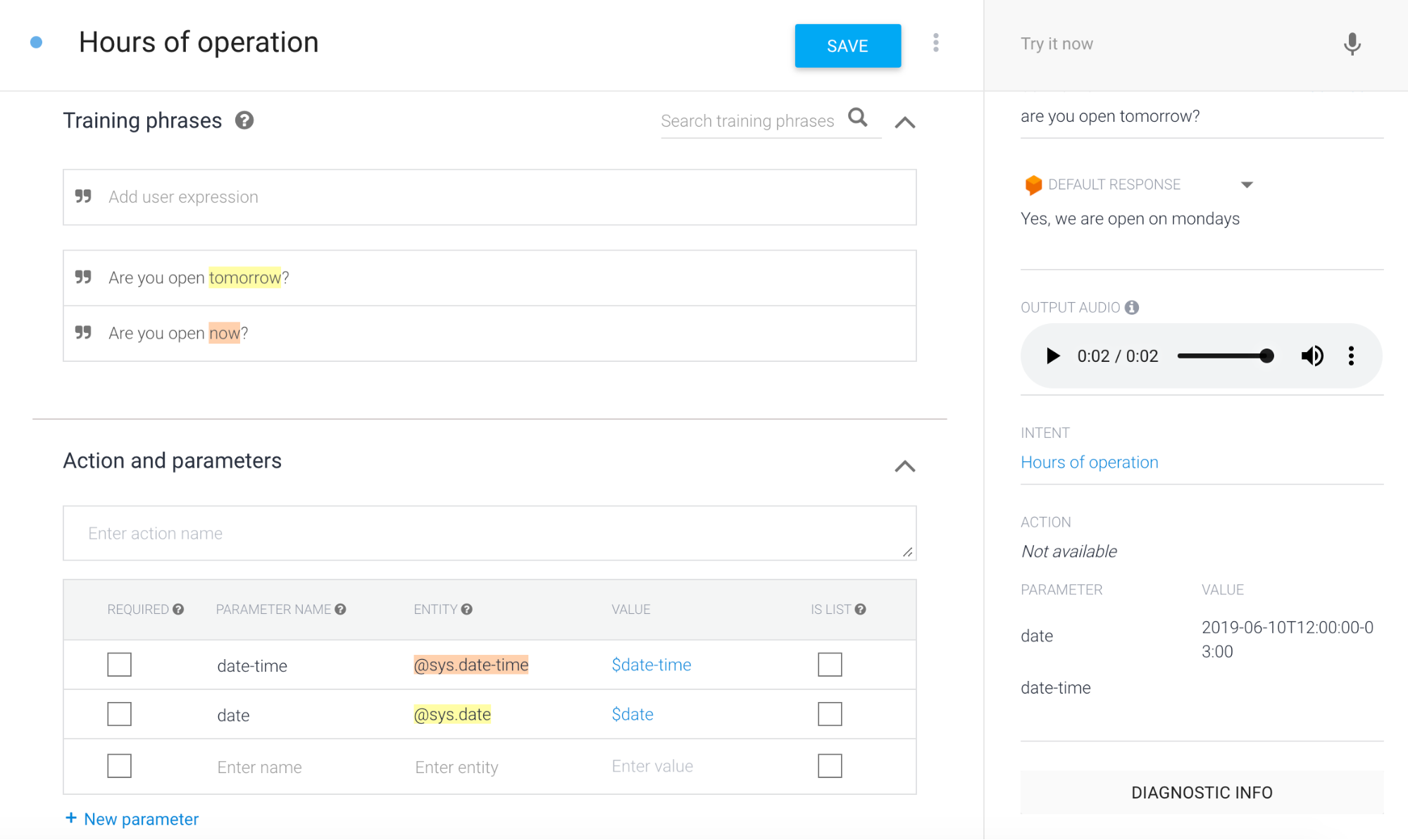 dialogflow-hours-of-operation-intent